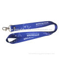 Polyester Lanyard with Printed Logos, Heat-transfer Printing, Various Designs Available